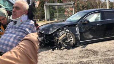 Sakarya Akyazı'da meydana gelen trafik kazasında AKP Sakarya Milletvekili Ali