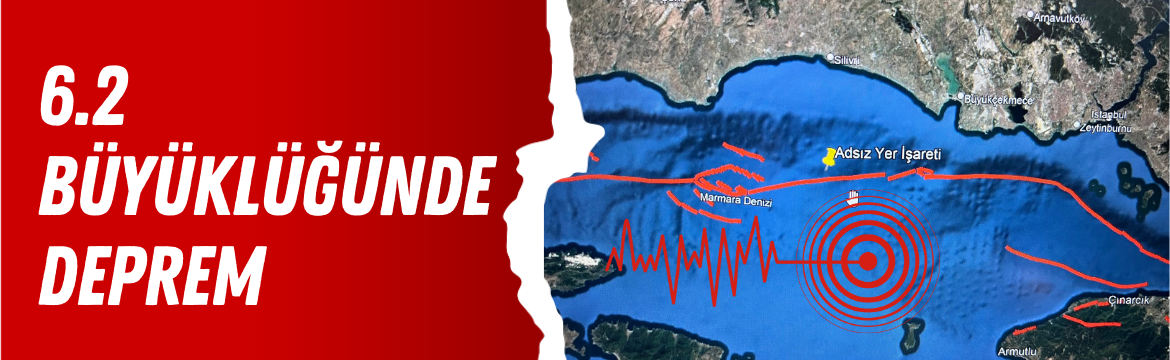 Marmara Denizi Silivri Açıklarında 6.2