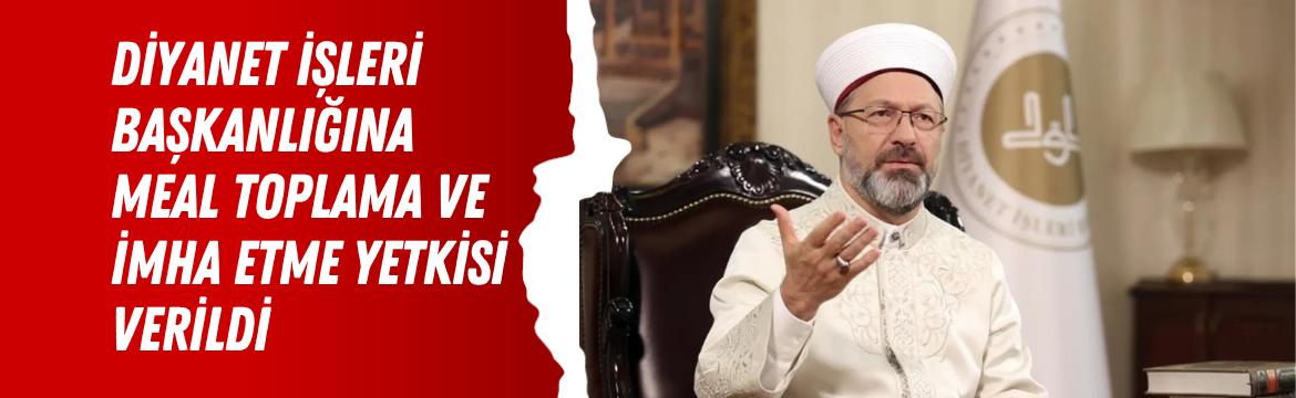 Kanun ile Diyanet sakıncalı bulduğu